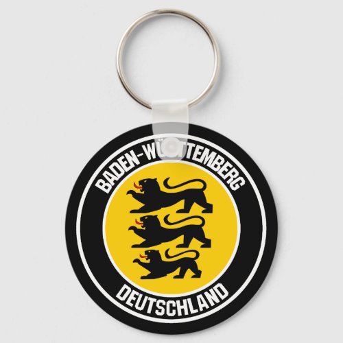 Baden_Wrttemberg Round Emblem Keychain