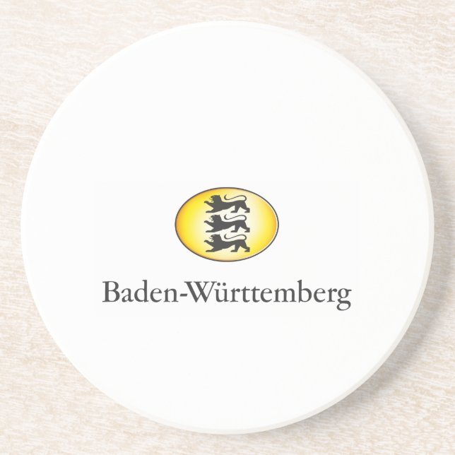 Baden-Württemberg Sandstone Coaster (Front)