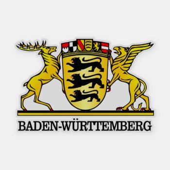 Baden-wurttemberg Wappen Sticker by NativeSon01 at Zazzle