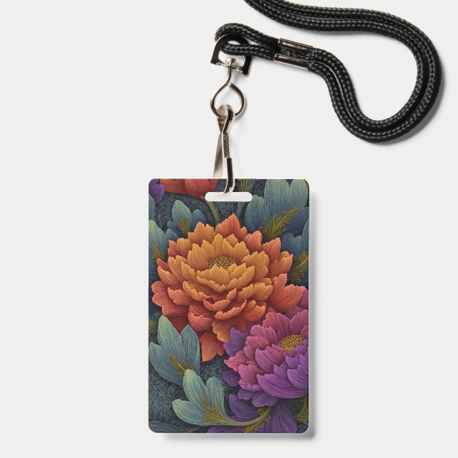 Badge (Front with Lanyard)