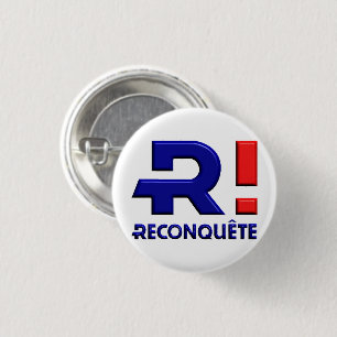 Badge 32 mm, Membre Pionnier de Reconquête Button