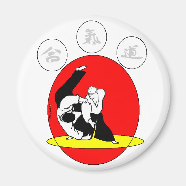 BADGE AIKIDO MAGNET (Front)