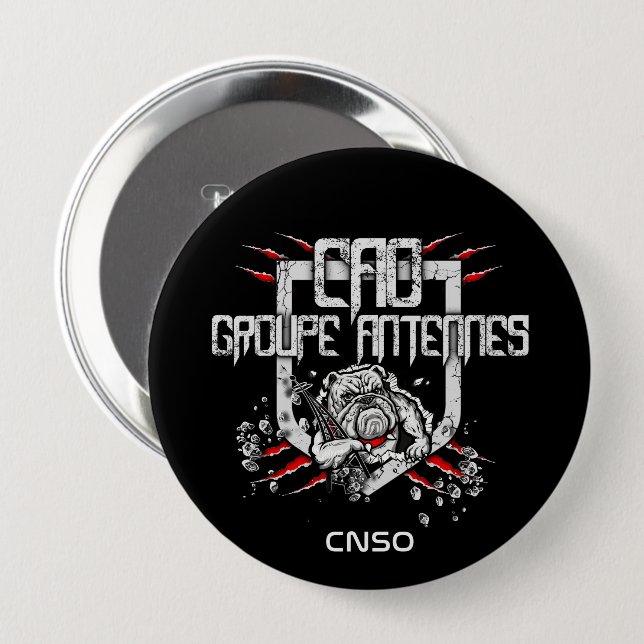 BADGE ANTENNES BUTTON (Front & Back)