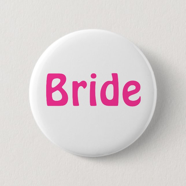 Badge - Bride Button (Front)