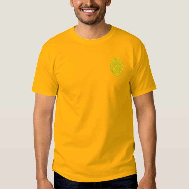 Badge Embroidered T-Shirt (Front)