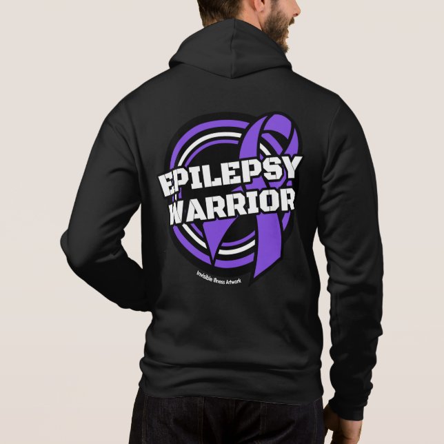Badge...Epilepsy Hoodie (Back)