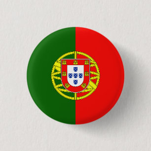 Badge Flag Portugal Button
