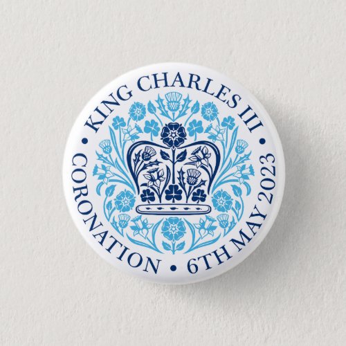 Badge for 2023 Coronation _ Blue Button