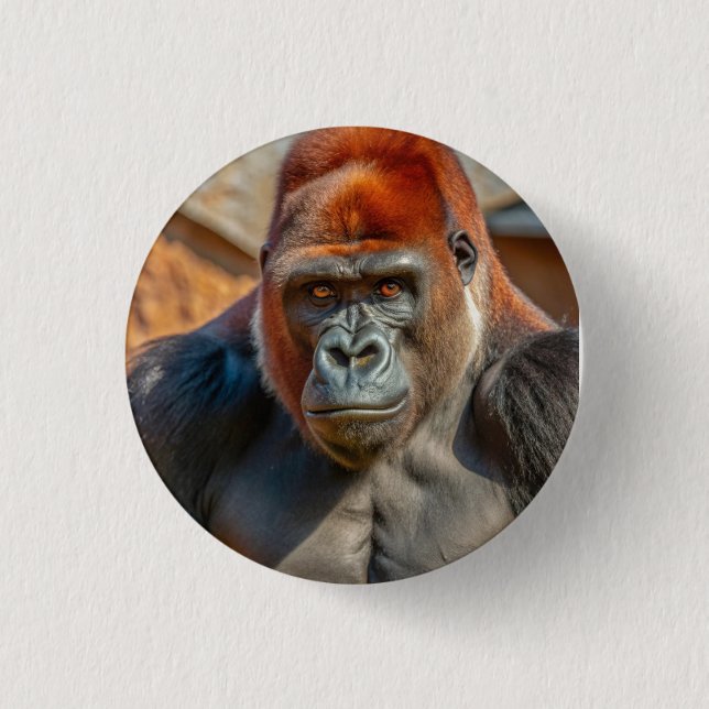 Badge: gorilla button (Front)