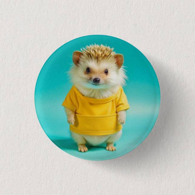 Badge: hedgehog button (Front)