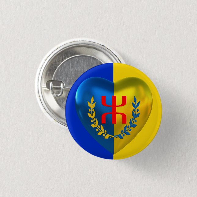 Badge Kabylie Libre 2023 Button (Front & Back)