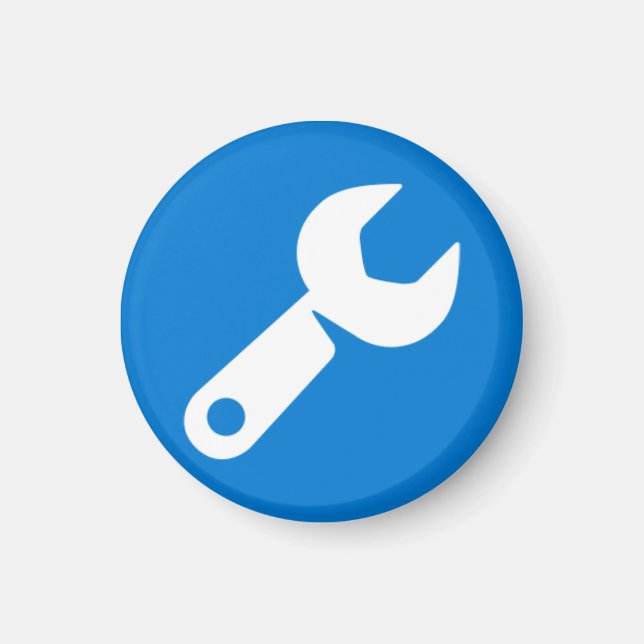 Badge Magnet - Wrench (Front)