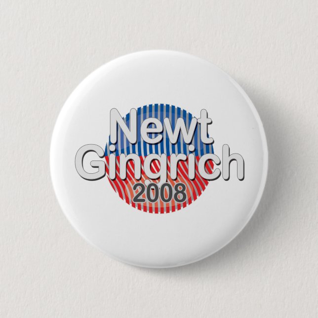 badge-newtgingrich pinback button (Front)
