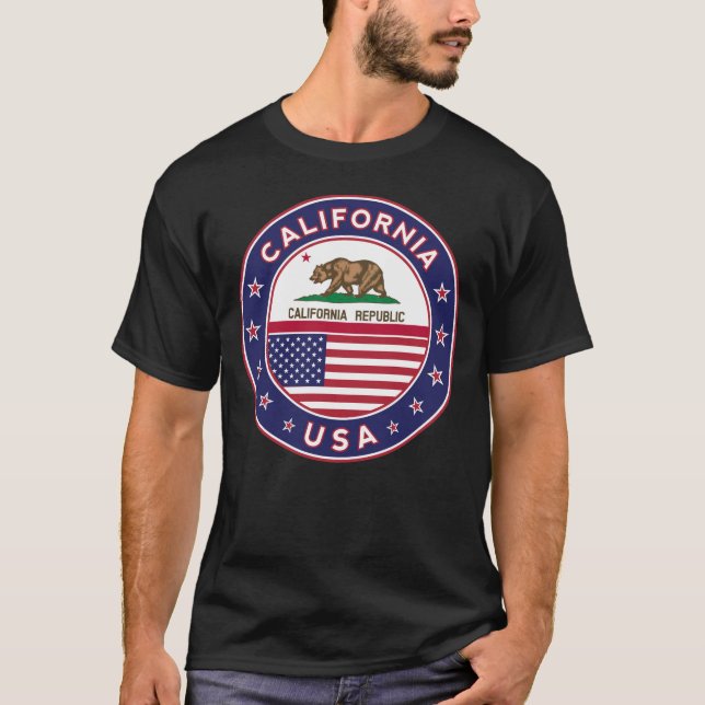 Badge of California T-Shirt (Front)