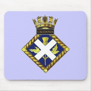Badge Of Hms Caledonia Mouse Pad by windsorarts at Zazzle
