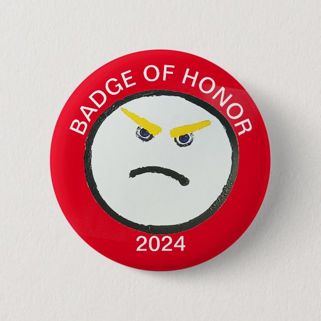 Badge of honor button (Front)