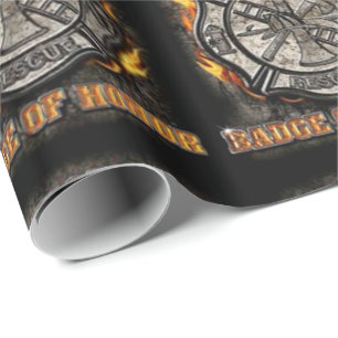 Badge Of Honor Wrapping Paper