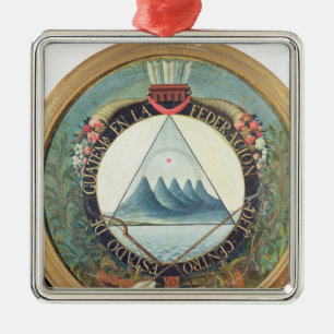 Badge of the Federation of Guatemala Metal Ornament