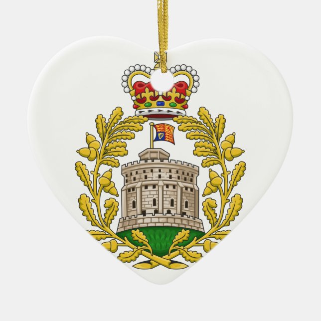 Badge of the House of Windsor Ceramic Ornament (Front)