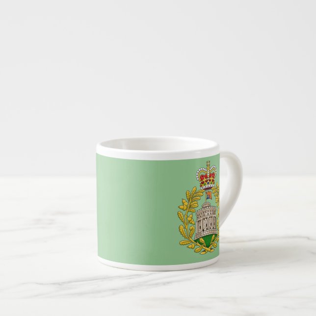 Badge of the House of Windsor Espresso Cup (Front Right)