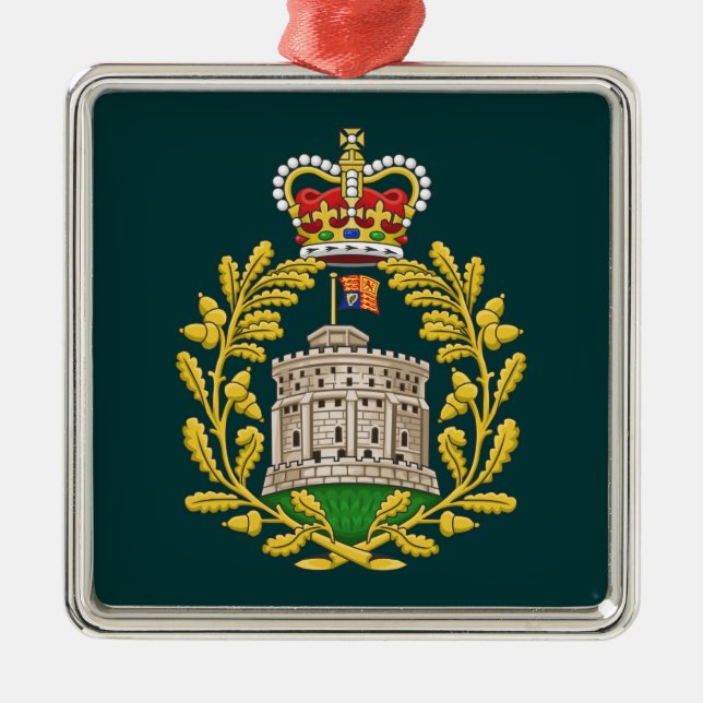 Badge of the House of Windsor Metal Ornament (Front)
