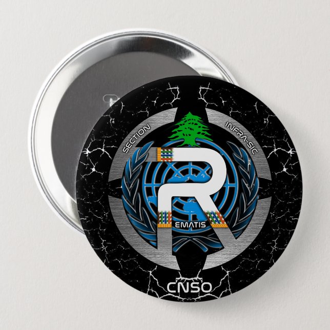 BADGE REMAT UN BUTTON (Front & Back)