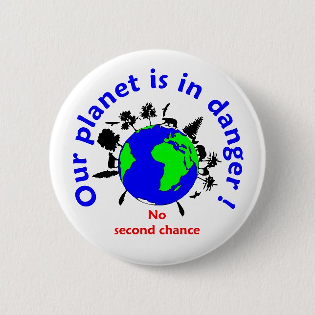 Badge Rond 5 Cm ecology Button (Front)