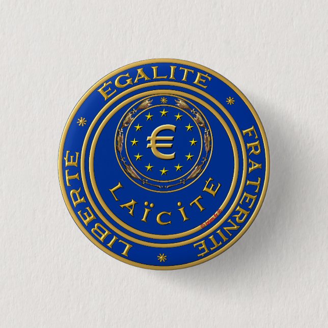 Badge rond, LAÏCITÉ Button (Front)