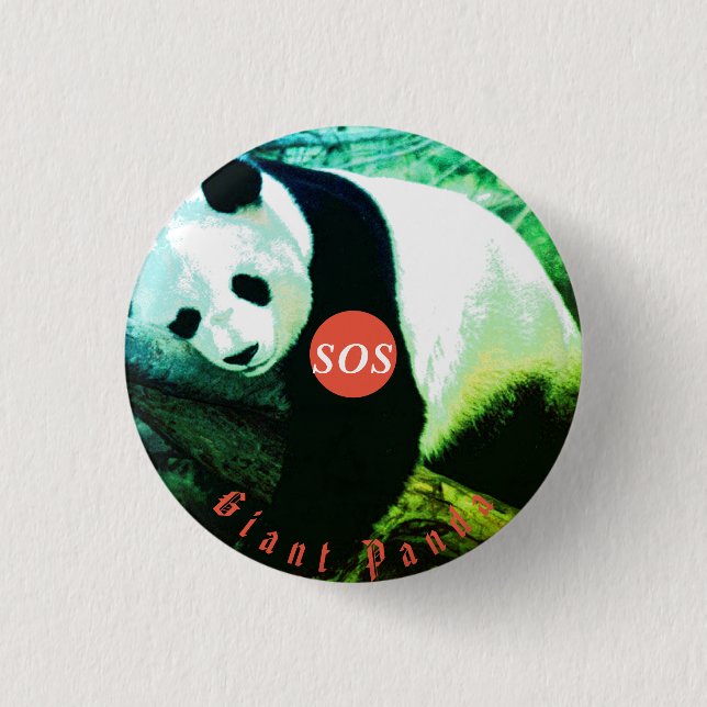 badge rond Panda Button (Front)