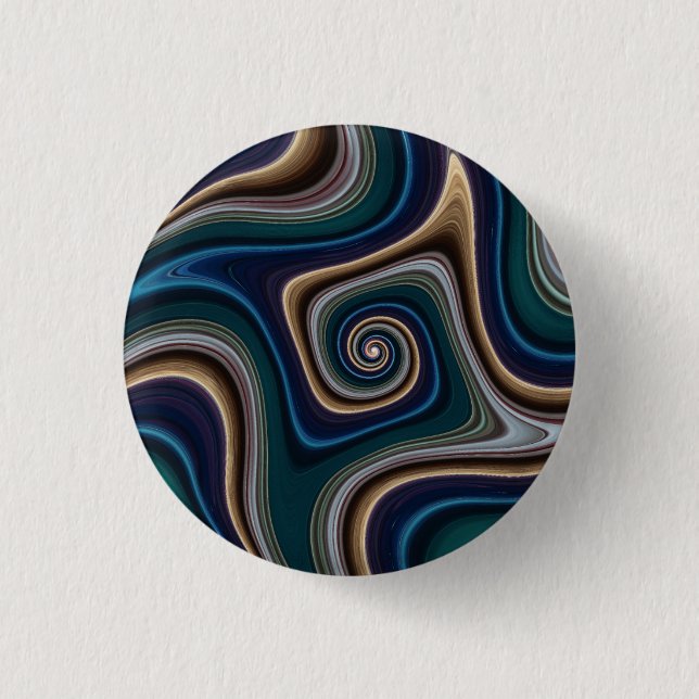 Badge - Square Swirls Button (Front)
