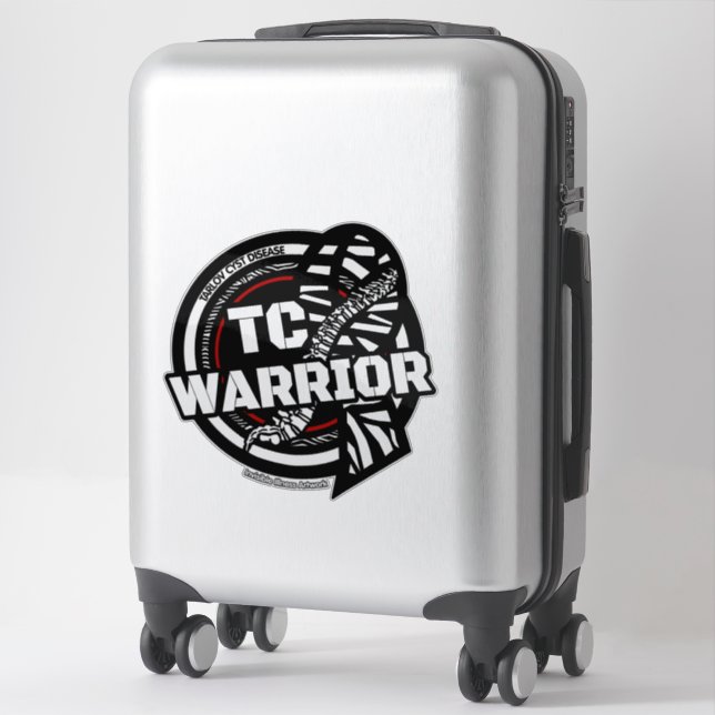 Badge...Tarlov Cyst Sticker (Suitcase)