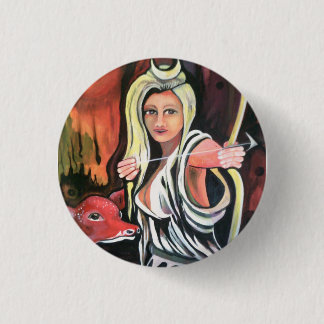 Badge: the Hunteress. Button