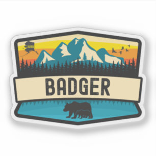 Badger, Alaska Sticker
