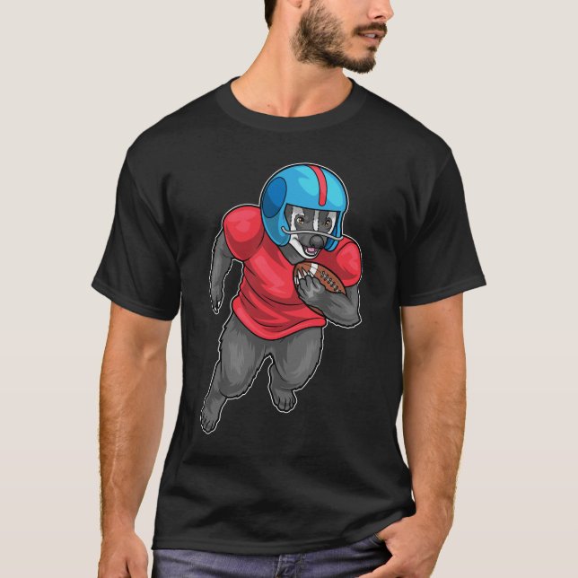 Badger American Football Sports T-Shirt (Front)