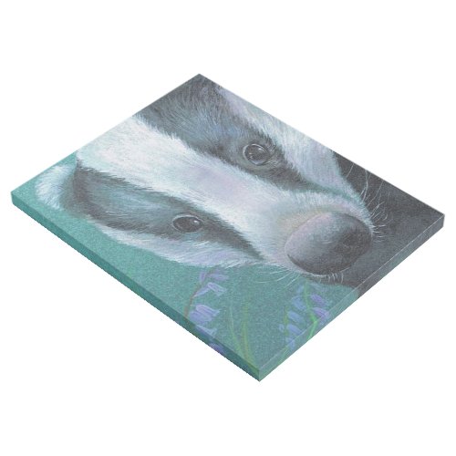Badger animal art painting wrap