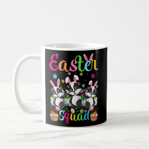 Badger Bunny Ear  Easter Squad Badger Happy Easter Coffee Mug