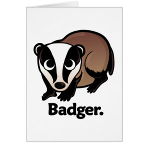 Badger. Cards