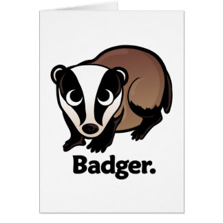 Badger. Cards