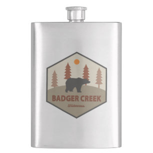 Badger Creek Wilderness Oregon Bear Flask
