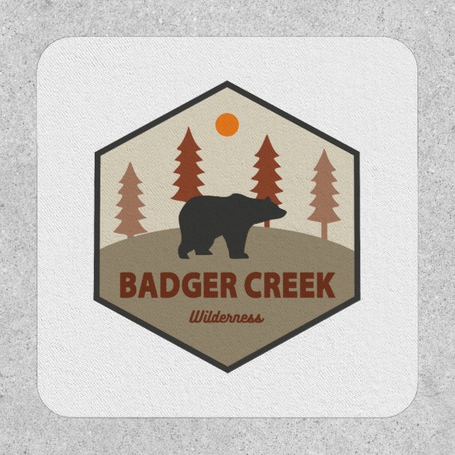Badger Creek Wilderness Oregon Bear Patch (Front)