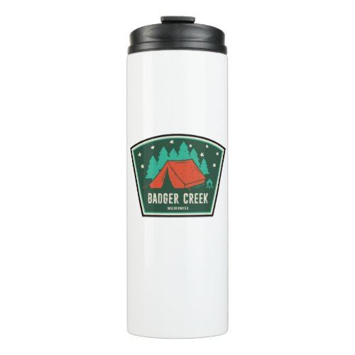 Badger Creek Wilderness Oregon Camping Thermal Tumbler