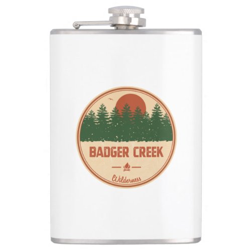 Badger Creek Wilderness Oregon Flask