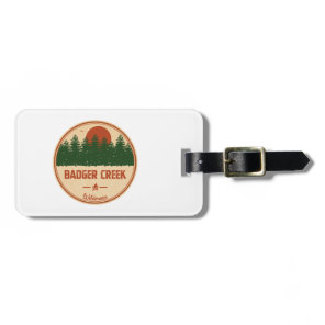 Badger Creek Wilderness Oregon Luggage Tag