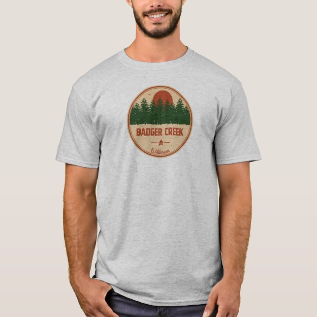 Badger Creek Wilderness Oregon T-Shirt (Front)
