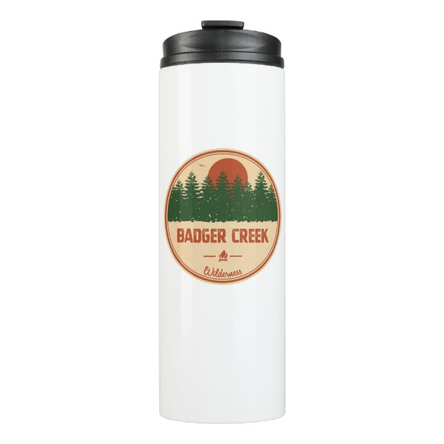 Badger Creek Wilderness Oregon Thermal Tumbler (Front)