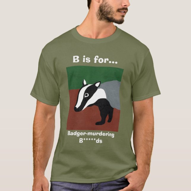 badger cull T shirt (Front)