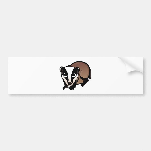 Badger Design Bumper Sticker (Front)