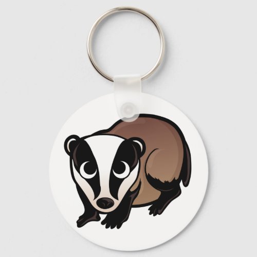 Badger Design Keychain