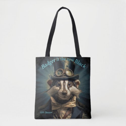 Badger is the New Black simplified tote