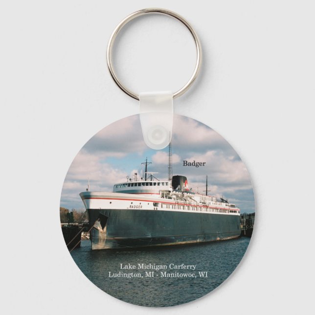 Badger key chain (Front)